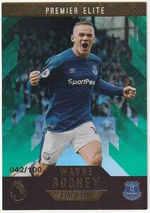 2016 TOPPS PREMIER ELITE Wayne Rooney #/100 EVERTON ENGLAND