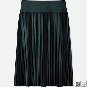 中古美品★【UNIQLO(ユニクロ)】プリーツミディスカート