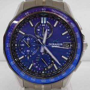 ID762 CASIO OCW-S7000 OCEANUS カシオ オシアナス クロノグラフ タフソーラー 中古