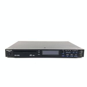 TASCAM タスカム CD-01U 業務用CDプレーヤー [CD再生/ピッチコントロール動作確認済/ディスプレイ表示画像あり]◆簡易検査品【TB】