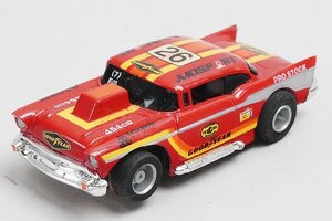 TYCO タイコ HO Chevrolet シボレー ベルエア #26 スロットカー 全長約7cm / 横幅約3.5cm ※ジャンク 本体のみ