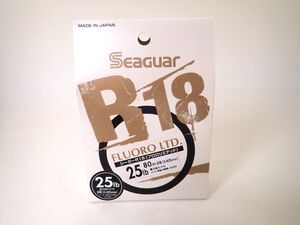 100円スタート 新品 SEAGUAR / シーガー 25lb (6号) シーガー R18 フロロリミテッド 80m クレハ drt2412