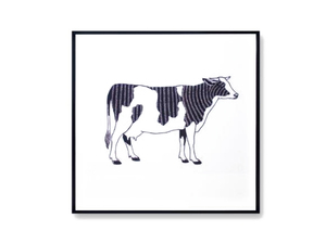 SALE MELROSE メルローズ Animal Art Print 82164 アートポスター ウシ アメリカ直輸入 絵画 リビング 雑貨 壁掛け 動物 ディスプレイ 装飾