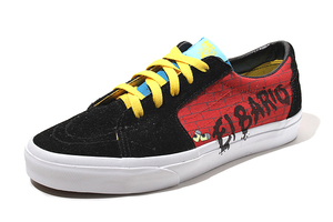 26cm 未使用品 VANS × THE SIMPSONS バンズ シンプソンズ SK8-LOW スケート ロー スニーカー US8 BLACK ブラック VN0A4UUK17A /◆ メンズ