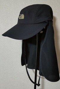 ノースフェイス☆THE NORTH FACE サンシールドキャップ L ブラック 黒 帽子