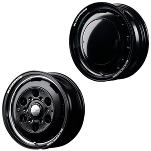 YOKOHAMA BluEarth-Es ES32 165/65R14 Garcia CISCO BLACKMOON EDITION セミグロスブラック 14インチ 4.5J+45 4H-100 4本セット