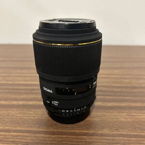 OYF349 SIGMA シグマ EX 105mm F2.8D DG MACRO Fマウント AF一眼用 中望遠 マクロレンズ ニコン用 カメラレンズ 一眼レフ