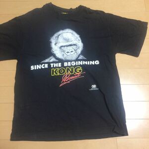 ☆KONG Ｔシャツ メンズM程 メイドインCEE製 黒