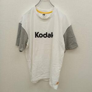 ジーユー(XL)半袖カットソー＊メンズ＊トップス＊Tシャツ＊半袖＊KODAK