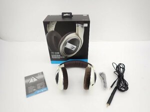 Sennheiser ゼンハイザー ヘッドホン 有線 HD599 元箱/説明書/ケーブル付 ∽ 6E254-9