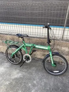 最終値下げ　HUMMER 折りたたみ自転車 緑色