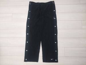 ★新品　ナイキ　NIKE　CIRCA TEARAWAY PANT　サーカ　ティアアウェイパンツ　★サイドフルボタン　★黒色　★XLサイズ