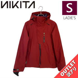 【OUTLET】 NIKITA HOLLYHOCK STRETCH JKT MERLOT Sサイズ レディース スノーボード ジャケット