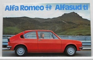 ALFA ROMEO alfasud sprint セールスカタログ