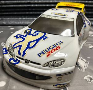 ⑦ タミヤ プジョー 206 WRC ボディ 廃盤品 白