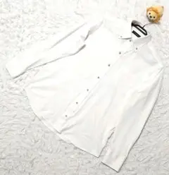 ビサルノ/メンズ/ボタンダウンシャツ/ビジネス/ポケット/ホワイト/長袖【39】