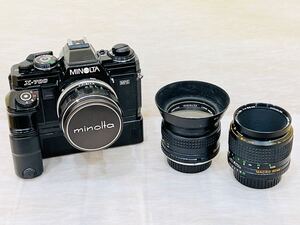 ◆【動作未確認】MINOLTA ミノルタ x-700 MPS フィルムカメラ レンズ モータードライブ 保管品◆