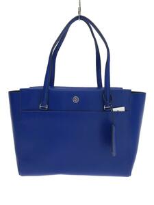 TORY BURCH◆トートバッグ/レザー/BLU/10007150