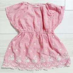 ベビー服　ワンピース　赤　80センチ