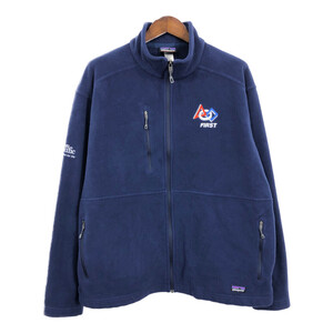 patagonia パタゴニア SYNCHILLA シンチラ フリースジャケット アウトドア ネイビー (メンズ XL) 中古 古着 R0866