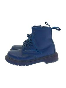 Dr.Martens◆キッズ靴/19cm/ブーツ/レザー/BLU