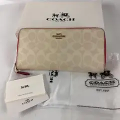 COACH コーチ シグネチャー 長財布 ホワイト レディース ブランド