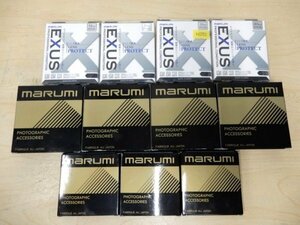 プA02501★MARUMI EXUS LENS PROTECT 保護 フィルター＆リング セット / マルミ レンズ 52mm 40.5mm 美品 カメラ アクセサリー