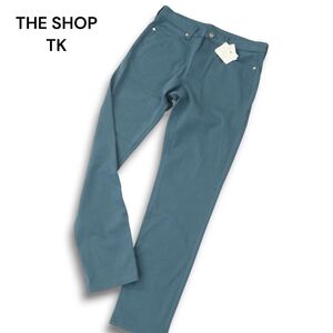 【未使用】THE SHOP TK タケオキクチ プレミアム ストレッチ★ スキニー ワーク パンツ Sz.M メンズ　A4B05511_A#R