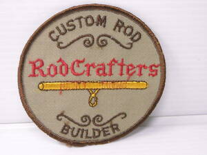 ロッドクラフターズ　カスタムロッドビルダー　ワッペン　RodCrafters　CUSTOM ROD BUILDER