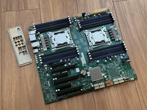 ★美品★SUPERMICRO X10DAi LGA2011 Dual-CPUマザーボード XEON E5 V3/V4対応 最新BIOSアップ済み CPUオマケ