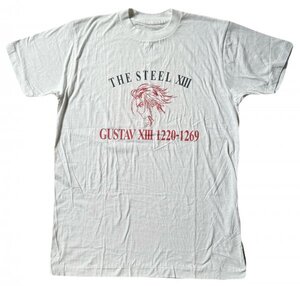 保管品 SaGa Frontier サガフロンティア THE STEEL XⅢ GUSTAV XⅢ 1220−1269 プリント 半袖 Tシャツ / 90s 00s