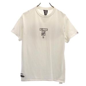 ビリオネアボーイズクラブ ハイチ製 バック ロゴ プリント 半袖 Tシャツ M 白系 Billionaire Boys Club メンズ