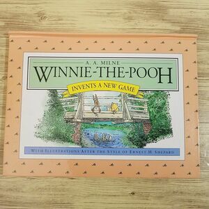 仕掛絵本[クマのプーさん WINNIE-THE-POOH INVENTS A NEW GAME] 洋書 A.A.ミルン E.H.シェパード クラシック・プー 英語絵本