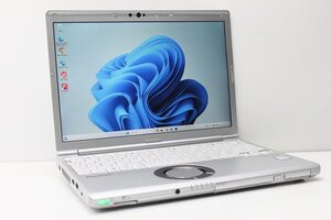 1円スタート ノートパソコン Windows11 WPS office搭載 Panasonic レッツノート CF-SV8 第8世代 Core i5 SSD256GB メモリ8GB カメラ