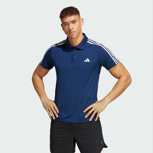 ●送料390円可能商品 アディダス ADIDAS 新品 メンズ 吸汗速乾 トレーニング 半袖 ポロシャツ 紺 Mサイズ [IB8108-M] 三 壱★QWER