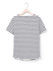 nonnative MARINER TEE SS V NECK - COTTON BORDER JERSEY hobo vendor COVERCHORD ノンネイティブ