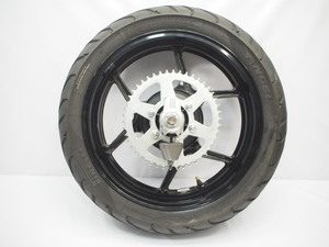 ニンジャ400R 10-13年 純正リアホイール スプロケ スプロケット ハブダンパー タイヤER400B ER4N R-0090 17x4.50 EX400C NINJA400R