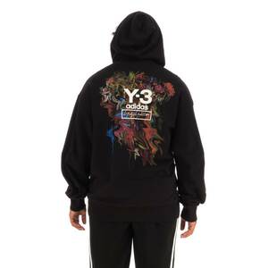 Y-3 ヨウジヤマモト M Toketa Hoody　バック ロゴ　フード　オーバーサイズ　パーカー　黒M