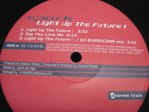 L#3395◆12inch◆ スパーク SPARK Light Up The Future! / Say You Love Me Avex 日向大介 Trax AVJT-2417