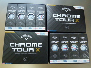 ◆2024年！最新/正規品◆キャロウェイ ゴルフ CHROME TOUR X TRIPLE TRACK/ホワイト/2ダース/Callaway/WH◆クロムツアーX/新品