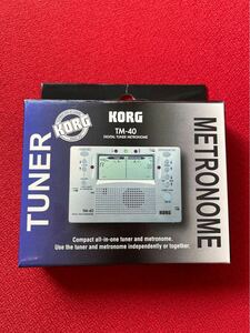  KORG コルグ チューナー メトロノーム TM40 未使用品