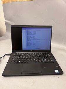 JXJK5268 DELL Latitude 7390 /Core i5-8250U 1.6GHz /メモリ 8GB /HDD無し /BIOS確認/画面割れ