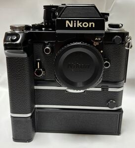 中古カメラ　Nikon F2 フォトミックAS＋モータードライブMD2　ジャンク