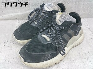 ◇ adidas アディダス NITEJOGGER W ナイトジョガー CG6253 スニーカー シューズ 22.5cm ブラック レディース