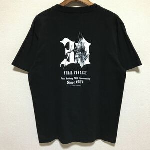 [送料無料]FINAL FANTASY/ファイナルファンタジー/30周年記念Tシャツ/ブラック/メンズ/フリーサイズ/SQUARE ENIX/スクウェア・エニックス