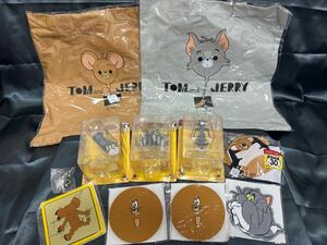 トムとジェリー　ハッピーくじ　　ファニーアート　未使用　 トートバッグ Happyくじ