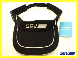 新品未使用 SEV セブ サンバイザー SUN VISOR 特許技術SEV採用 筋肉リラックス スイング時重心安定 バランス 集中力 ブラック 黒 お得 必見