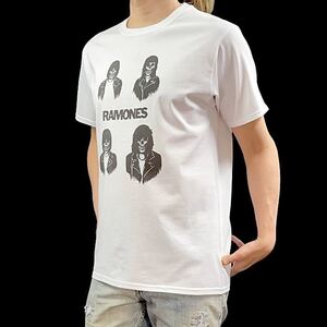 新品 ドクロ RAMONES ラモーンズ NY ニューヨーク パンク デッド DEAD Tシャツ S M L XL ビッグ オーバーサイズ XXL~5XL ロンT パーカー 可