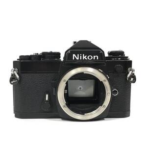 ＊NIKON FE 一眼レフ フィルムカメラ ブラック 黒 ボディ ニコン 撮影機材 動作未確認