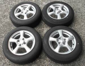 アクア　ヴィッツ　ベルタ　パッソ等　VIOLENTO＆165/70R14　４本セット